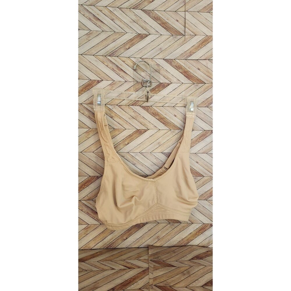 Women Nearly Me 530 Soft Nude Seamless Cup Mastectomy Pocket Bra Size 38C